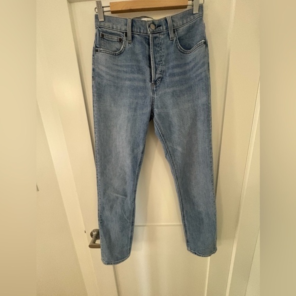 DENIM FORUM | Aritzia Classic Blue Denim Jeans yoko high rise slim size 26